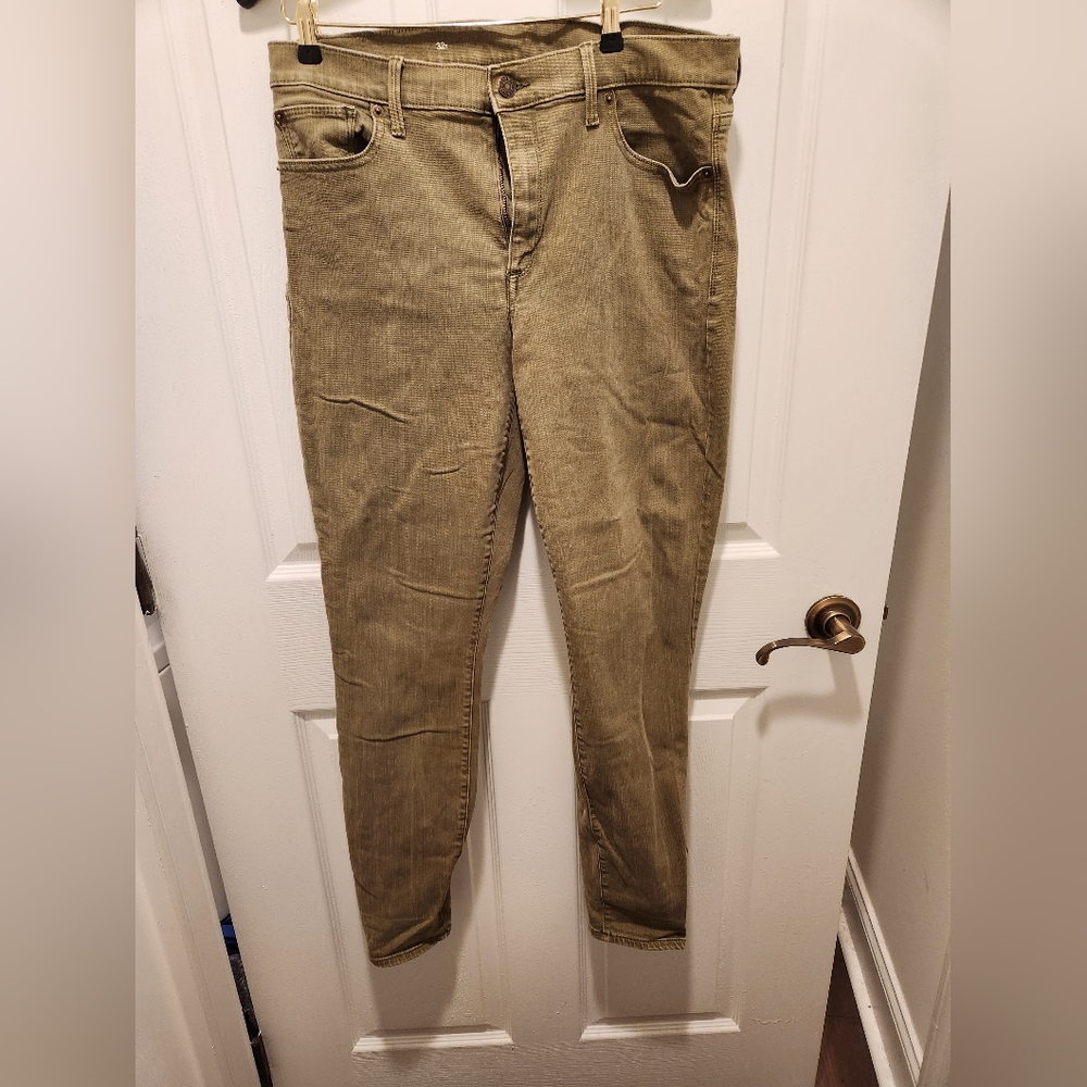 Gap skinny jeans olive 32